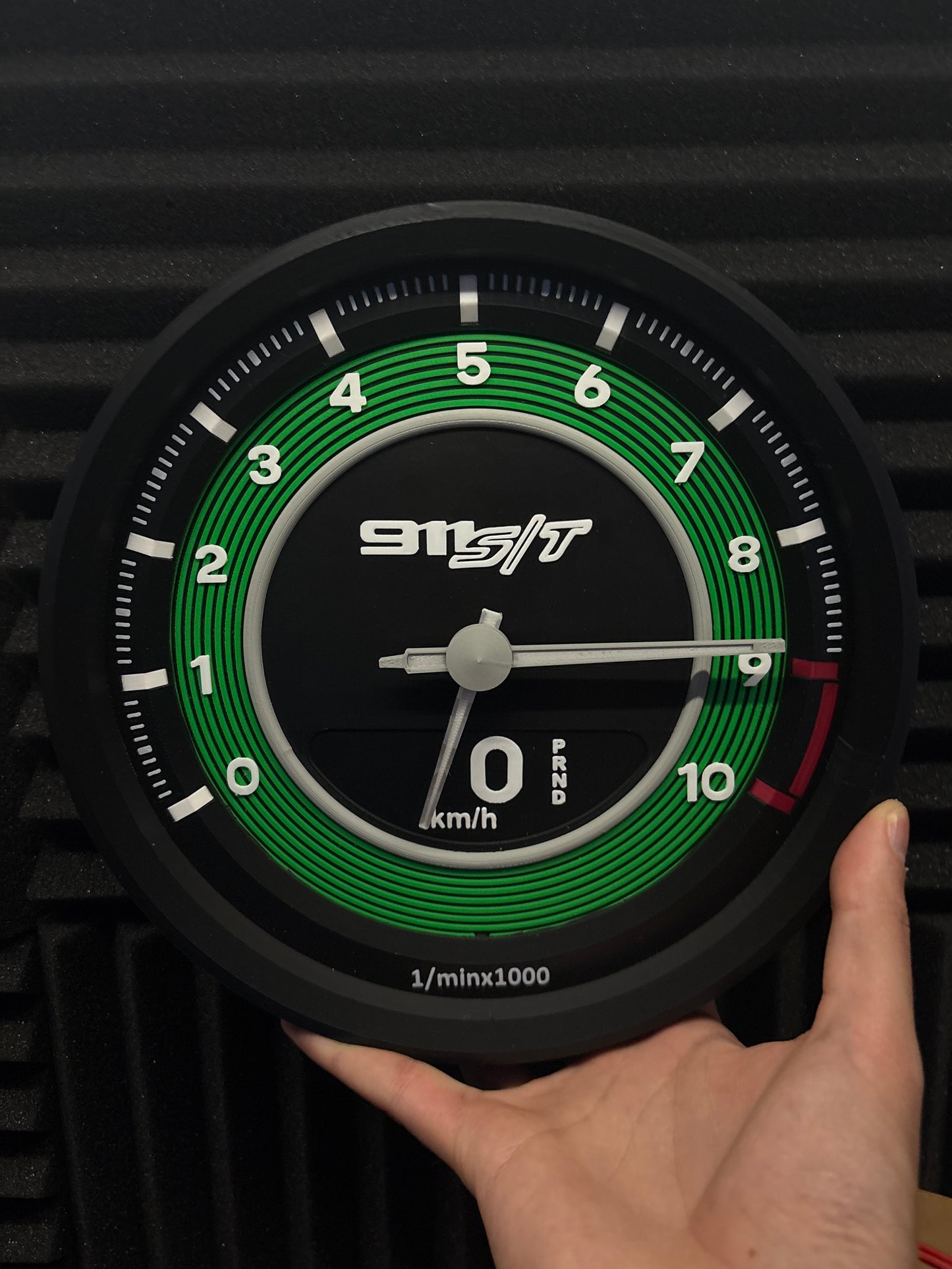Porsche 992 RevClock COLLECTION STL 3MF Wall Clock DIGITAL FILE