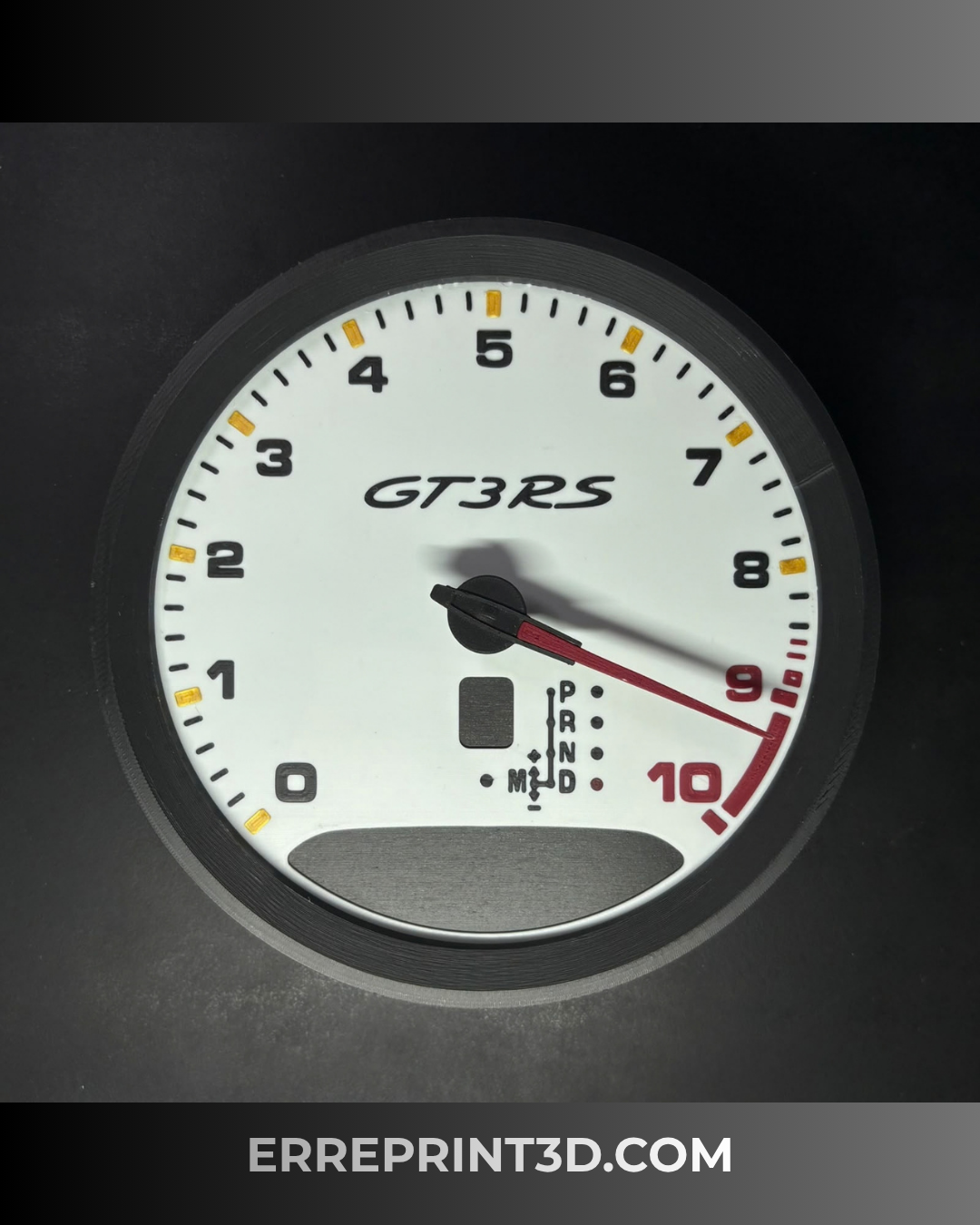 GT3RS 991 DESK CLOCK DIGITAL FILE 3D PRINT STL 3MF