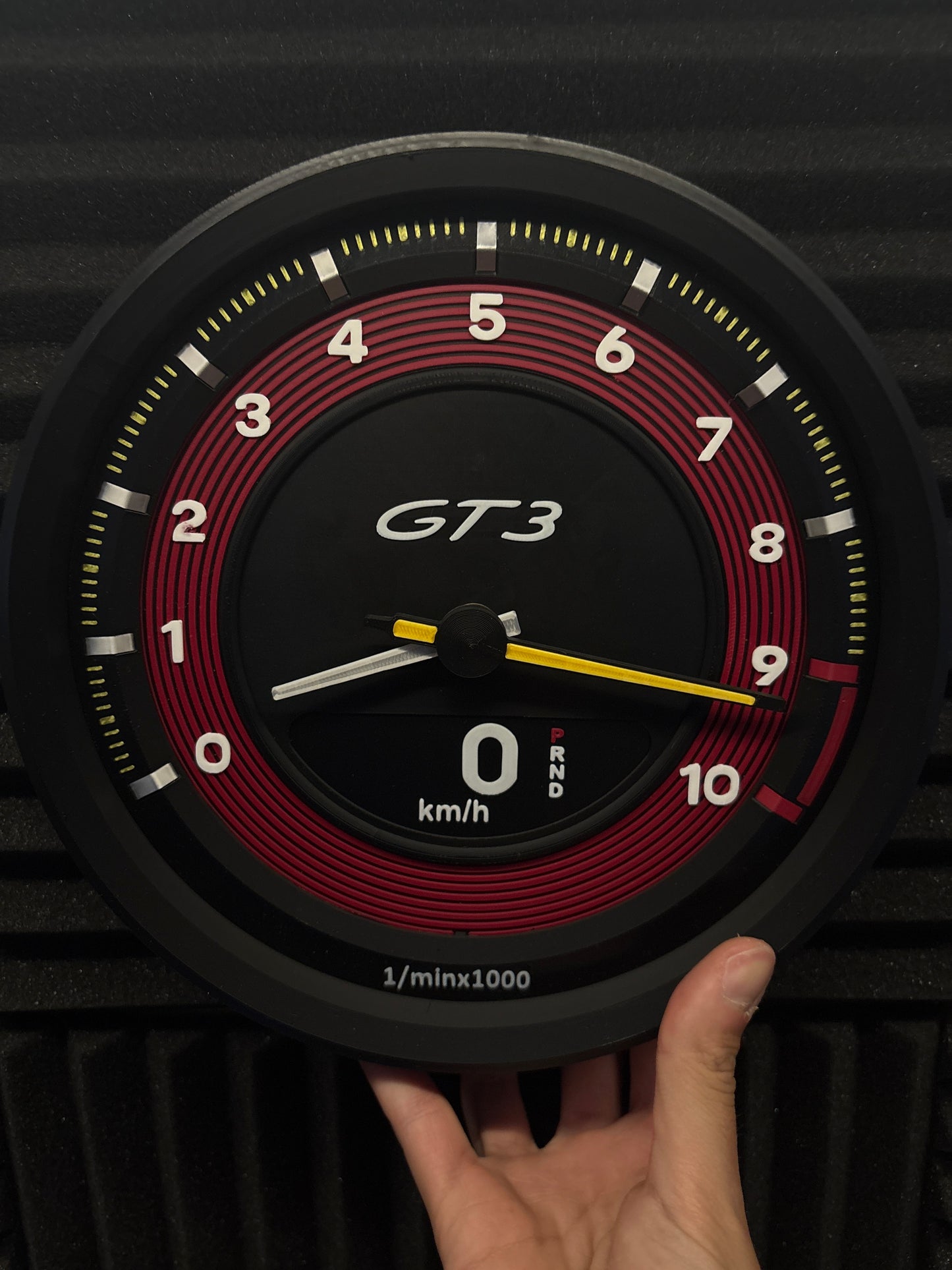 Porsche 992 RevClock COLLECTION STL 3MF Wall Clock DIGITAL FILE