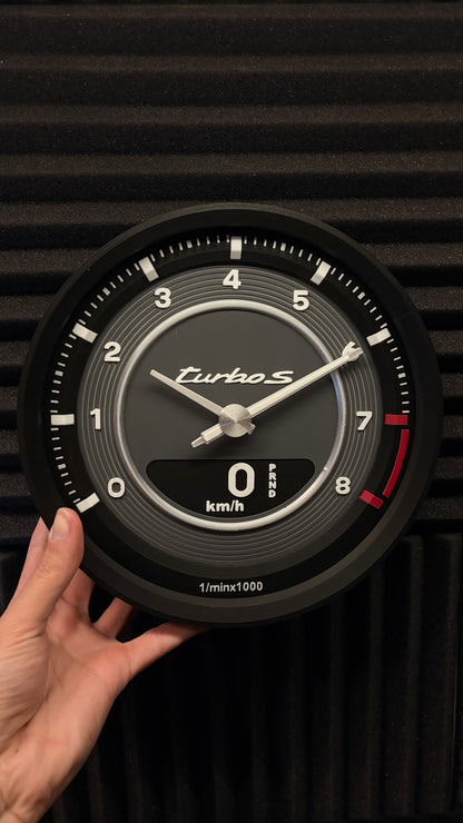 Porsche 992 RevClock COLLECTION STL 3MF Wall Clock DIGITAL FILE