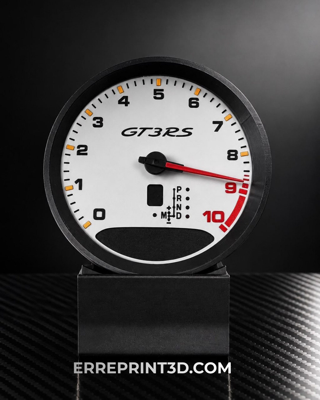 GT3RS 991 DESK CLOCK DIGITAL FILE 3D PRINT STL 3MF