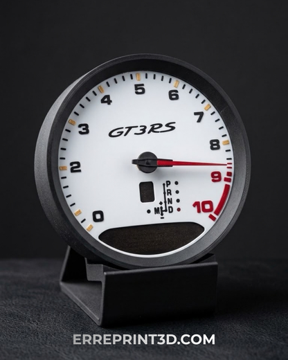 GT3RS 991 DESK CLOCK DIGITAL FILE 3D PRINT STL 3MF