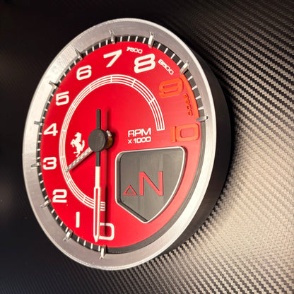 Ferrari 458 488 Pista Wall Clock STL 3mf DIGITAL FILE 3DPRINT