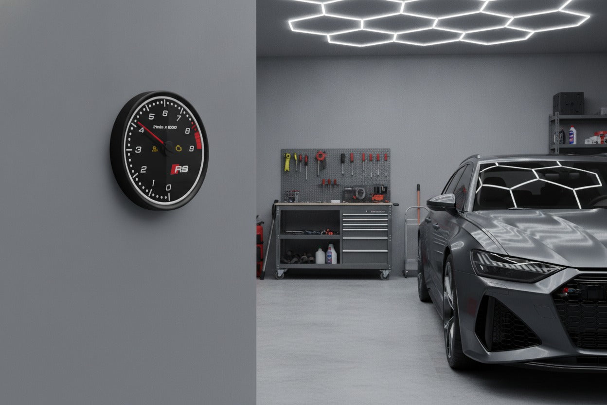AUDI RS Wall Clock inspired Design Tacho