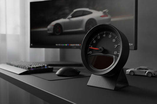 996 TURBO PORSCHE DESK CLOCK STL 3MF DIGITAL FILE FOR 3D PRINT
