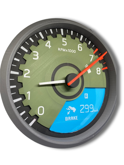 GTR R35 STOCK MILITARY Edition WALL CLOCK