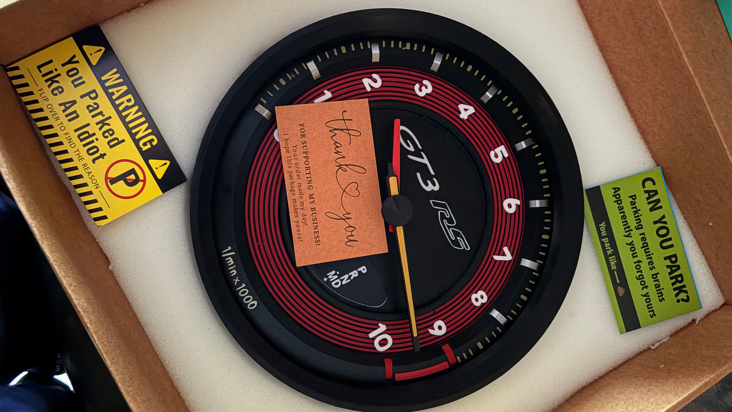 PORSCHE GT3RS 992 WALL CLOCK