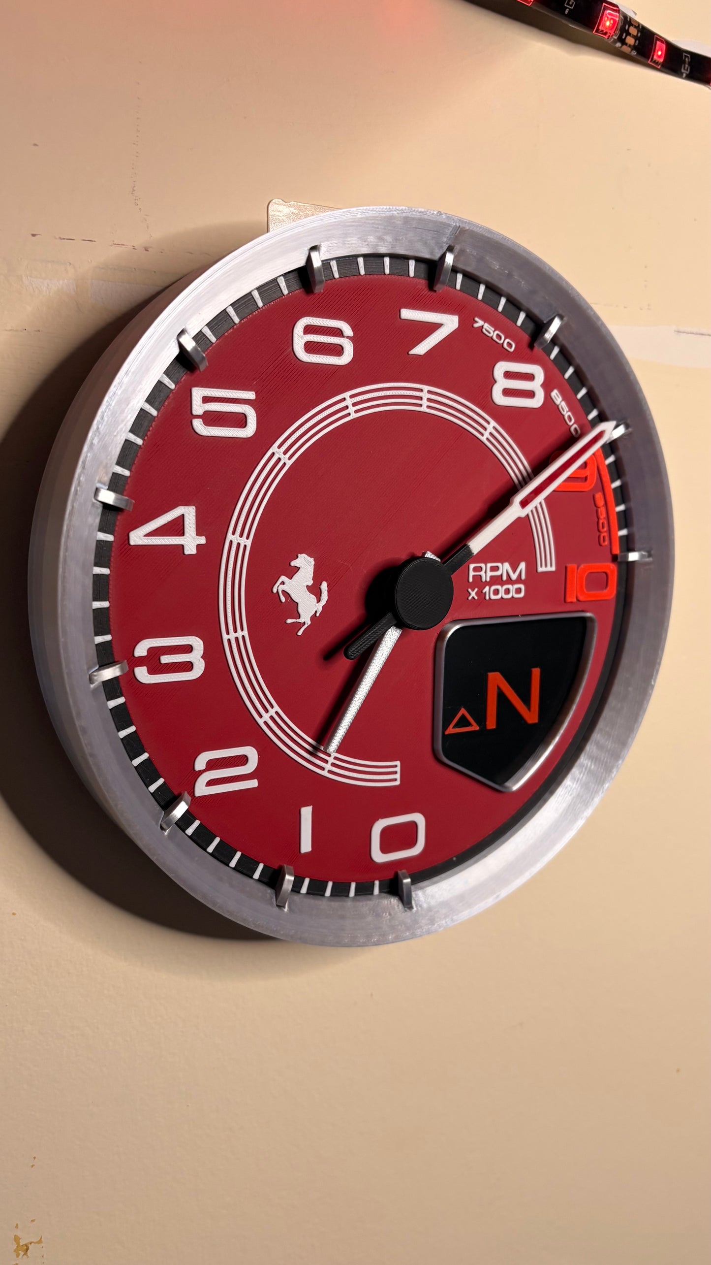 FERRARI 488 Pista WALL CLOCK