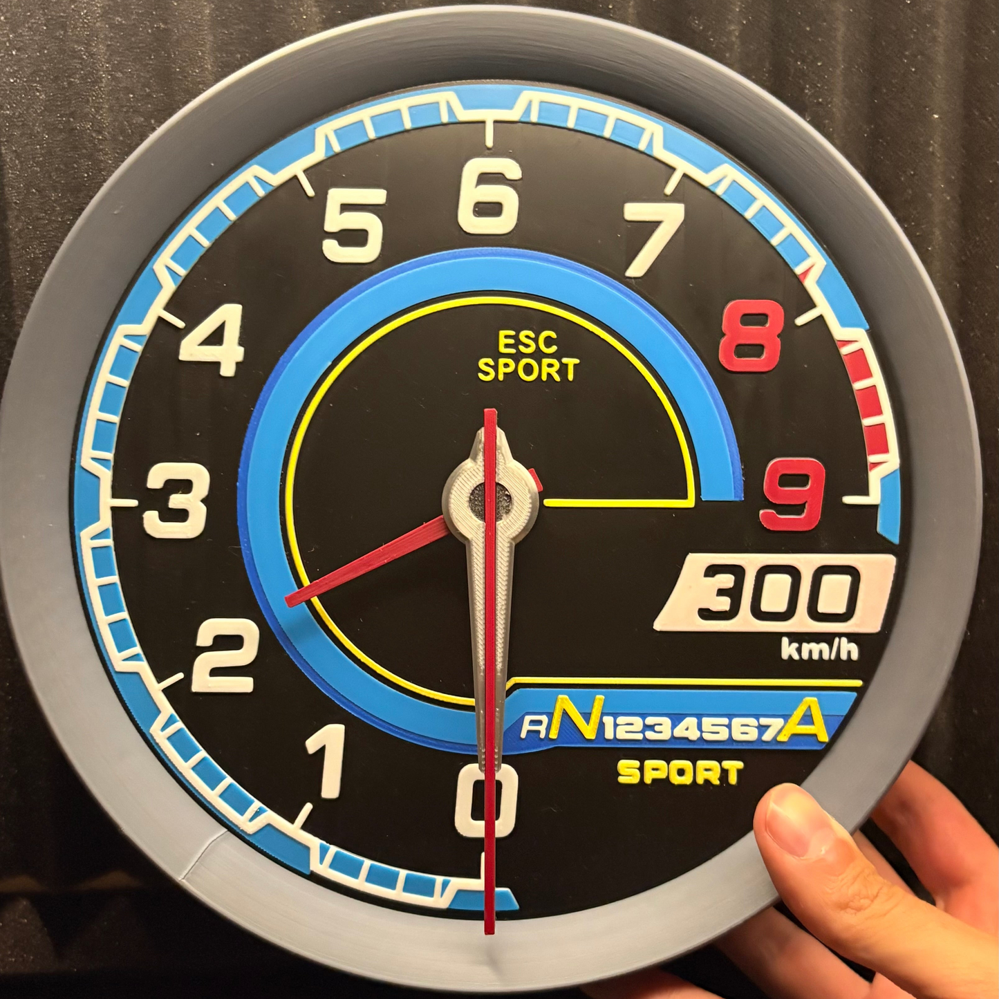 LAMBORGHINI WALL CLOCK DIGITAL FILE 3DPRINT