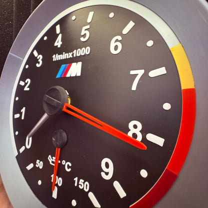 BMW M Tachometer Wall Clock