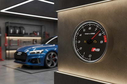 AUDI RS Wall Clock inspired Design Tacho