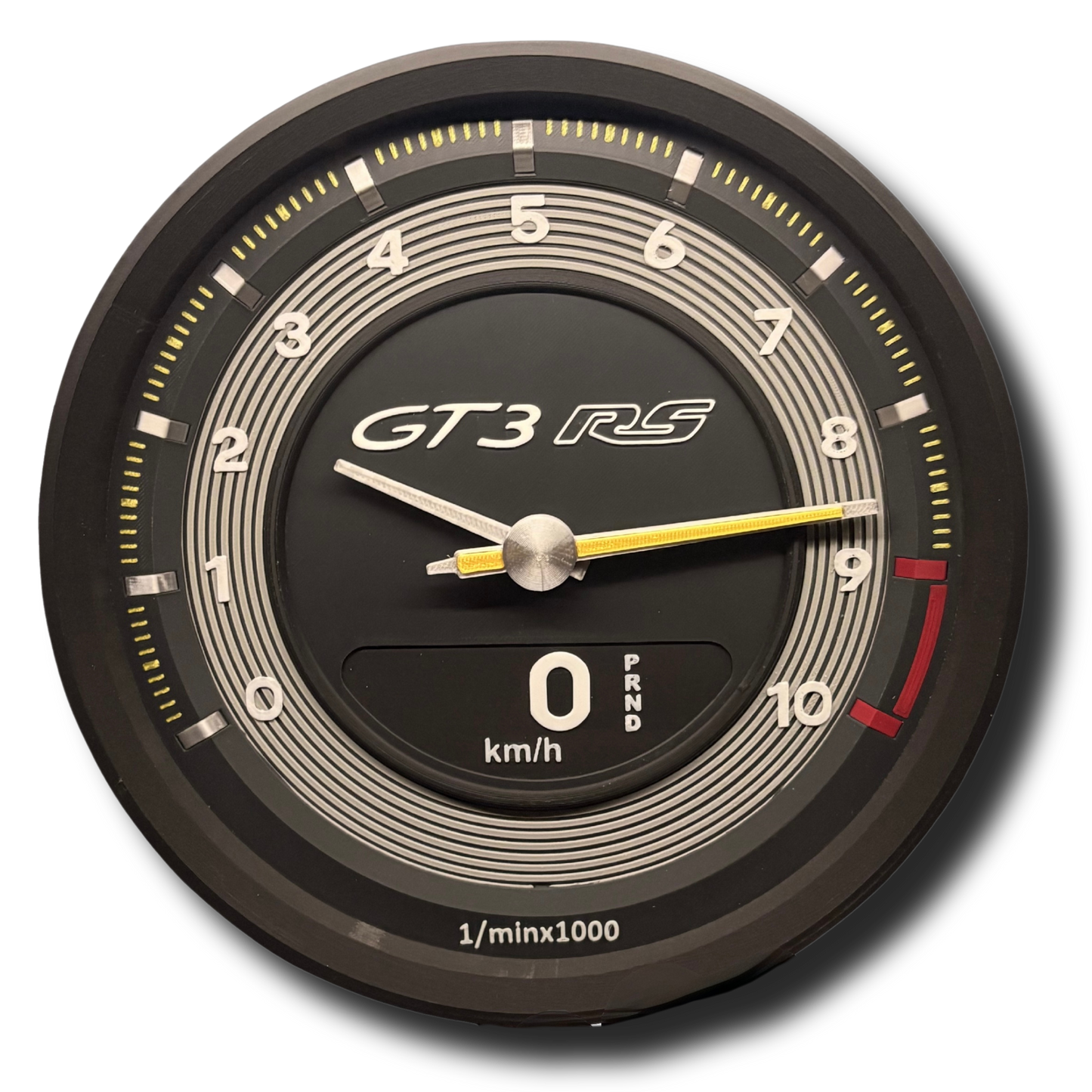 Porsche 992 RevClock COLLECTION STL 3MF Wall Clock DIGITAL FILE