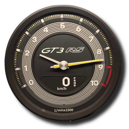 Porsche 992 RevClock COLLECTION STL 3MF Wall Clock DIGITAL FILE
