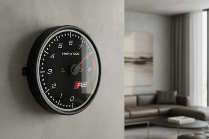 AUDI RS Wall Clock inspired Design Tacho