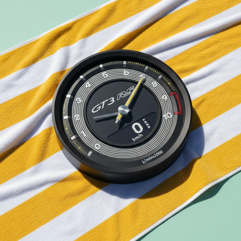 Porsche 992 RevClock COLLECTION STL 3MF Wall Clock DIGITAL FILE
