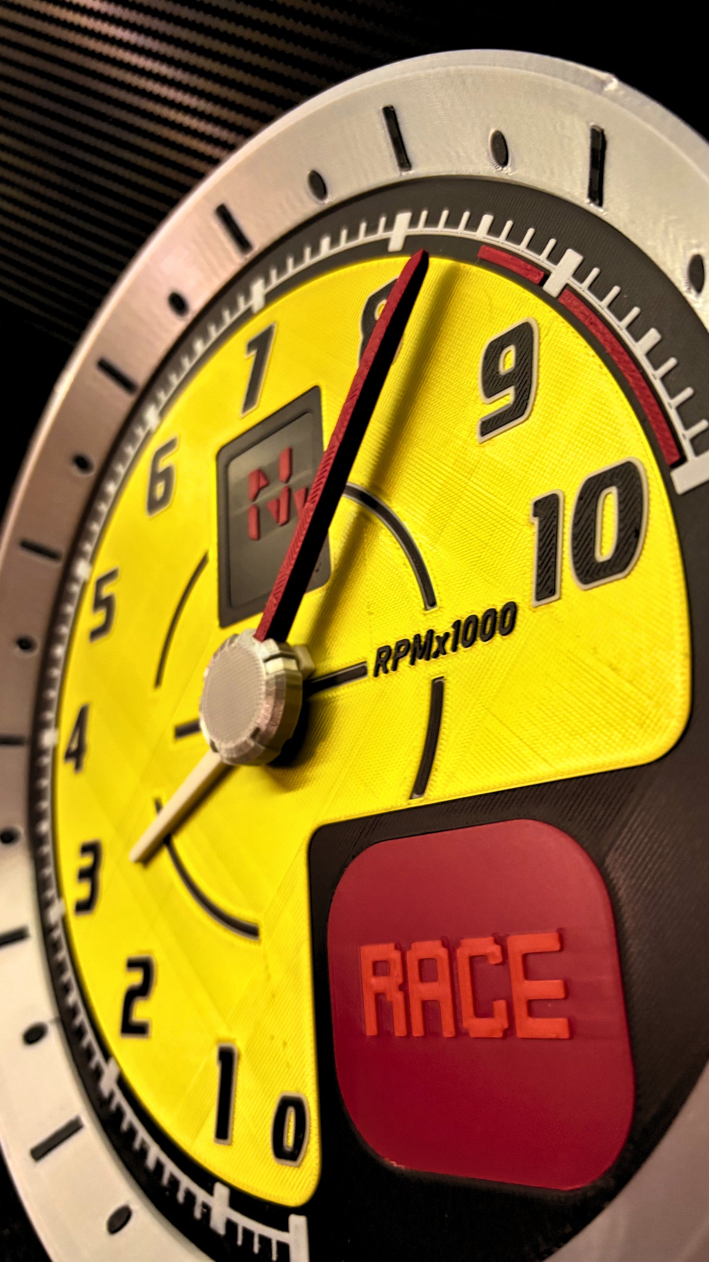FERRARI F430 Scuderia Inspired Tachometer Wall Clock