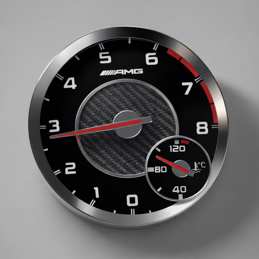 Mercedes AMG Tachometer Wall Clock