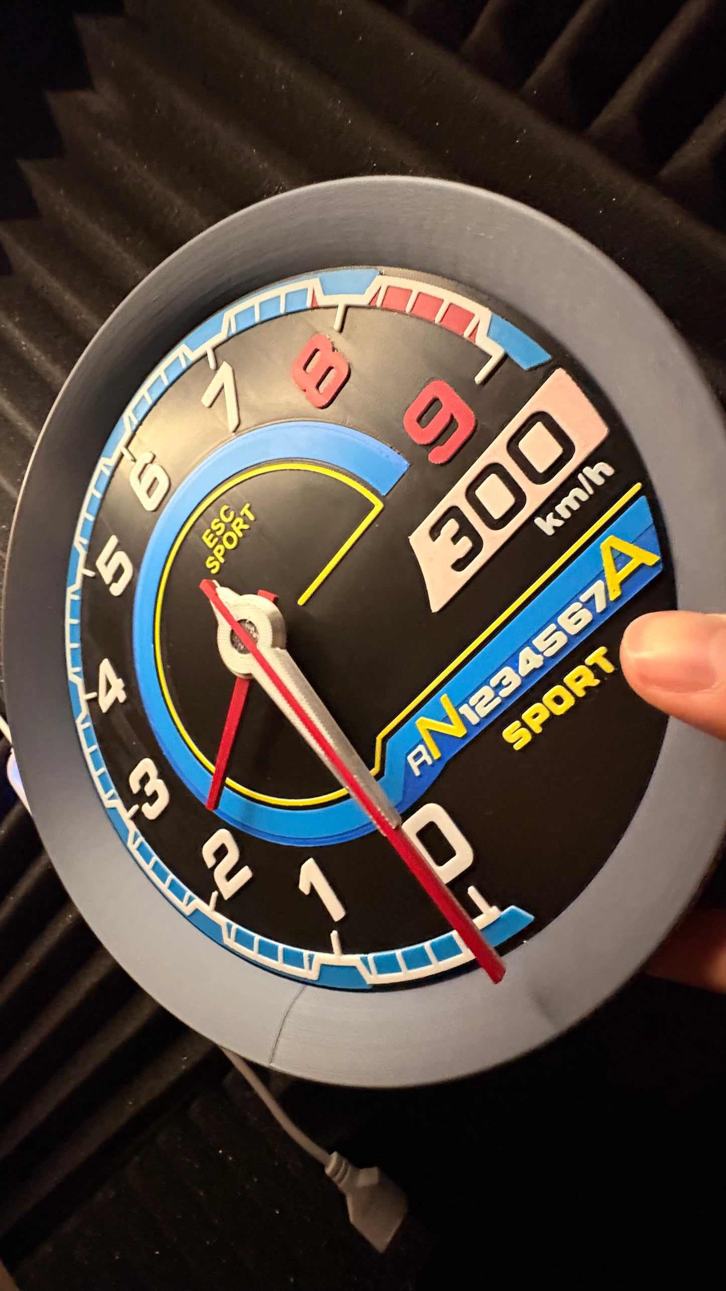 Lamborghini Tribute Wall Clock Racing
