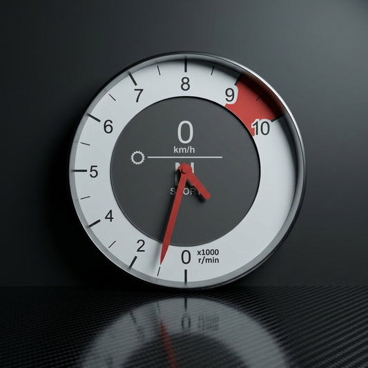 STL Lexus LFA Wall Clock 3mf DIGITAL FILE for 3D Print