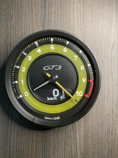 911 GT3 WALL CLOCK
