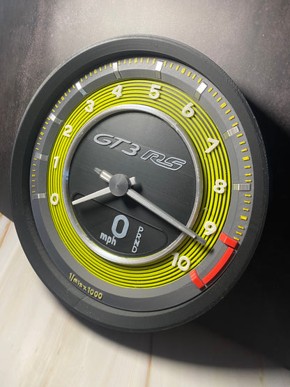 PORSCHE GT3RS 992 WALL CLOCK