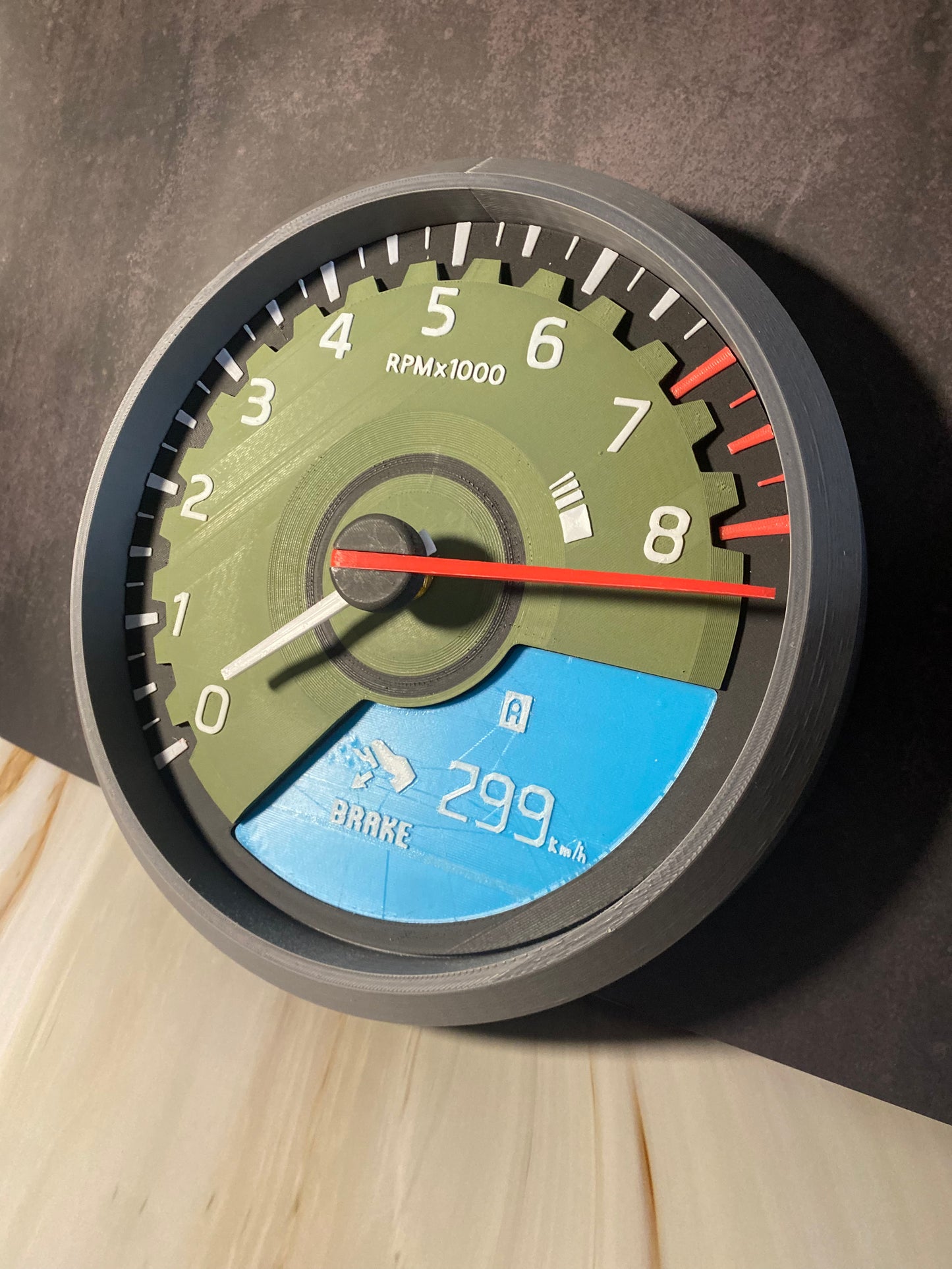 GTR R35 STOCK MILITARY Edition WALL CLOCK