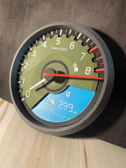 GTR R35 STOCK MILITARY Edition WALL CLOCK