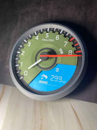 GTR R35 STOCK MILITARY Edition WALL CLOCK