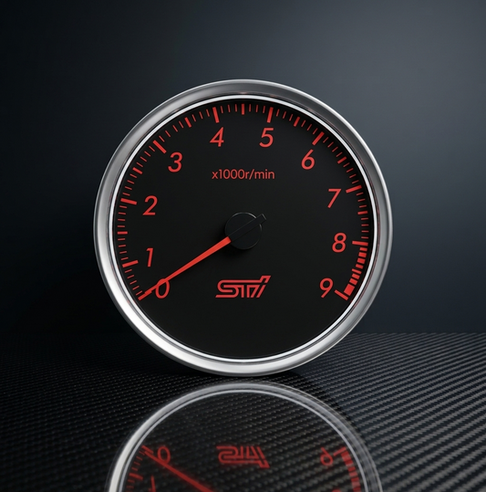 Subaru STI Tachometer – File Digitale STL / 3MF Wall Clock