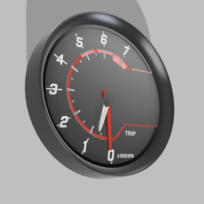 TOYOTA SUPRA GR 2025 WALL CLOCK STL DIGITAL FILE 3D PRINT