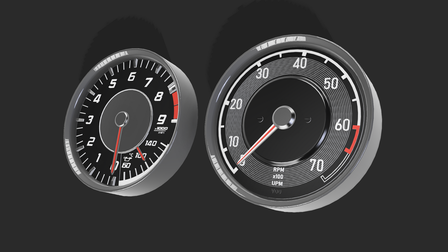 KIT 2 AMG WALL CLOCK (SLS GTR AND OLD CLASSIC)