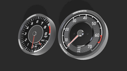 KIT 2 AMG WALL CLOCK (SLS GTR AND OLD CLASSIC)