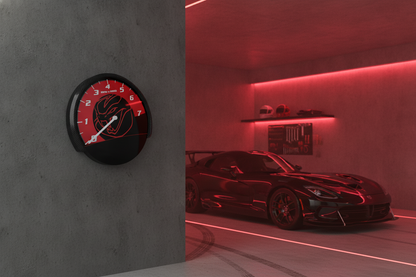 DODGE VIPER WALL CLOCK STL 3MF DIGITAL FILE FOR 3D PRINT