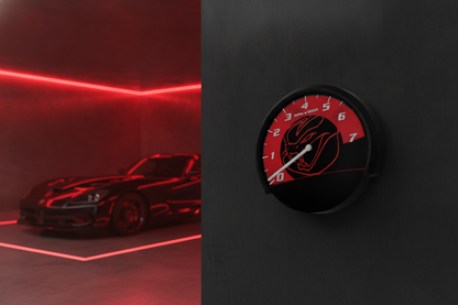 DODGE VIPER WALL CLOCK STL 3MF DIGITAL FILE FOR 3D PRINT